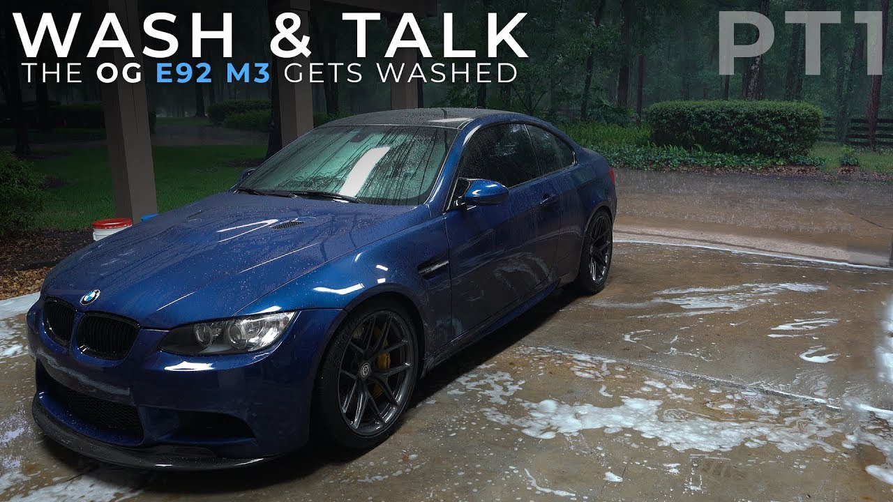 E92 M3 Wash & Talk: Washing The M3 In A Storm - Part 1