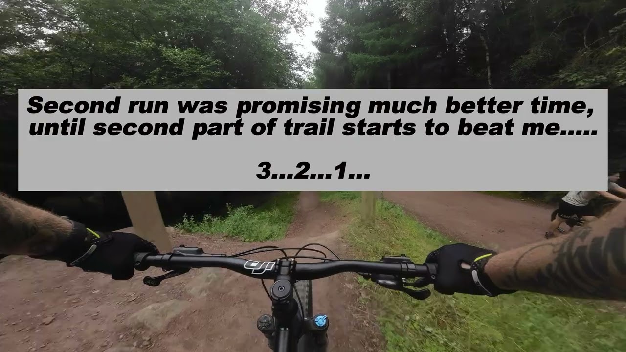 Forest of Dean Cycle centre Downhill trails MTB trails setting a time