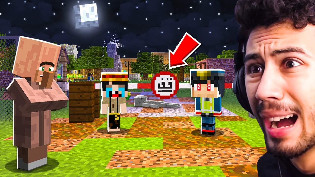 اكتشفنا حدود غريبة ممنوع دخول المهربين في قرية ماين كرافت !!؟