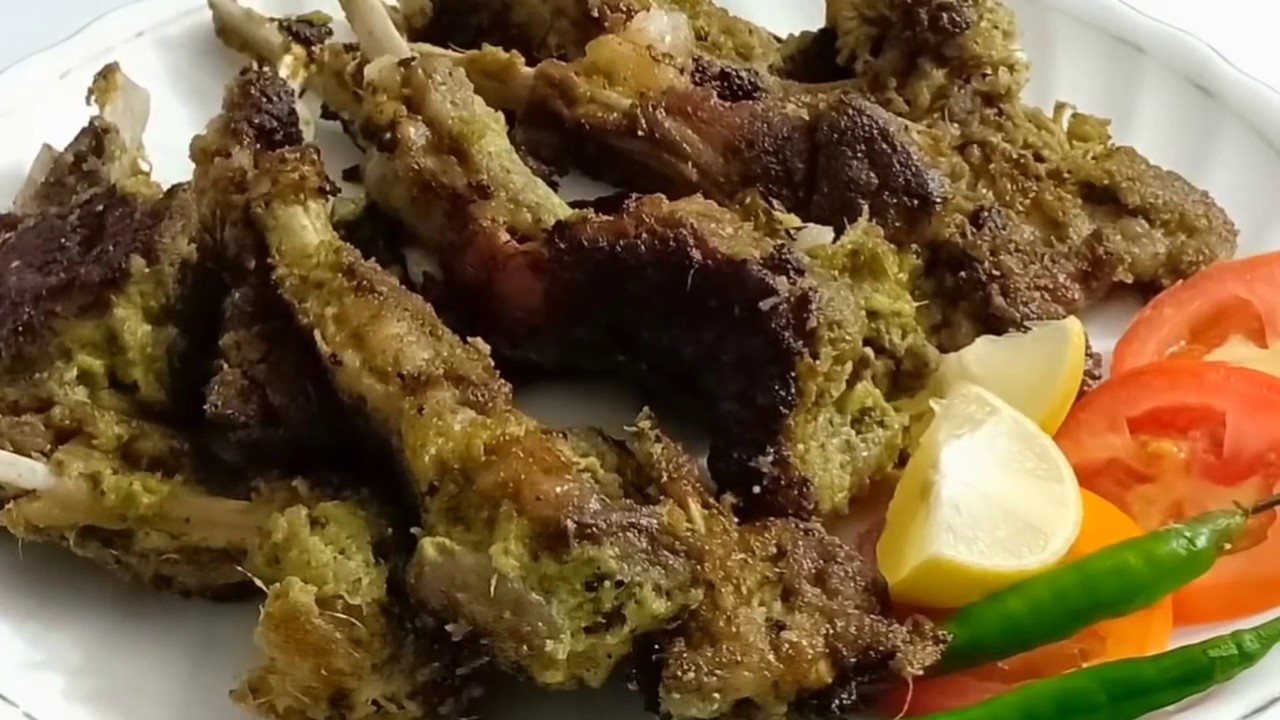 Hariyali Mutton Chap Fry Recipe | Unique Mutton Chap Fry Recipe