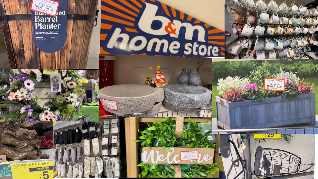 B&M in London Best discount shop! CHEAP gardening supplies at B&M | kitchen collection