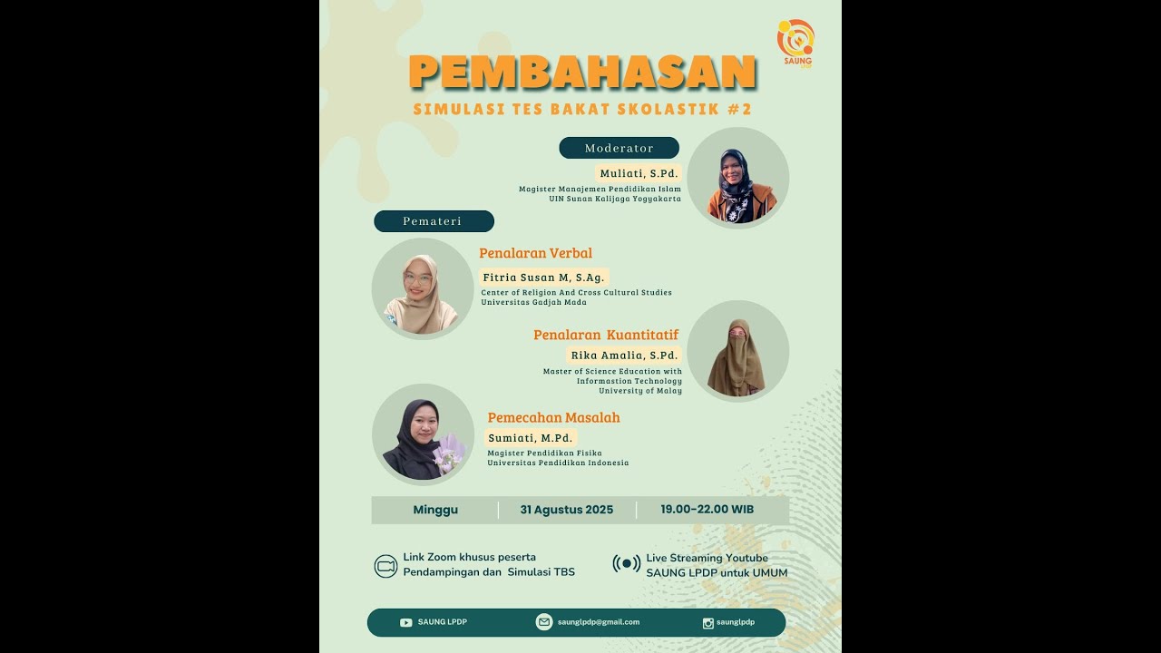 Pembahasan Simulasi Bakat Skolastik 2 - LPDP Tahap 2 2025