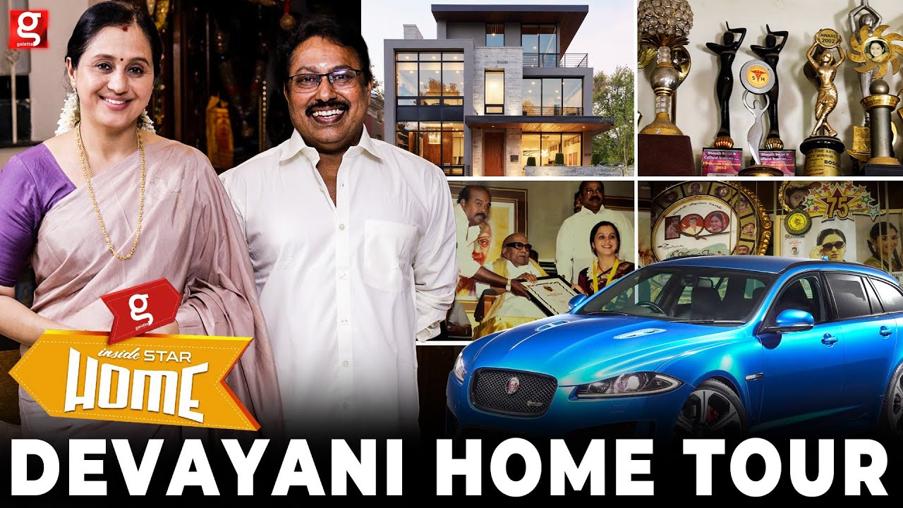 வீட்டுக்கு 'காதல் கோட்டை'-னு பெயர் வைங்கன்னு சண்டை போட்டாங்க😱| Devayani Home Tour🏡|  Rajakumaran