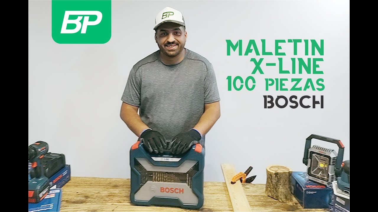 MALETIN BOSCH X LINE 100 PIEZAS - UNBOXING