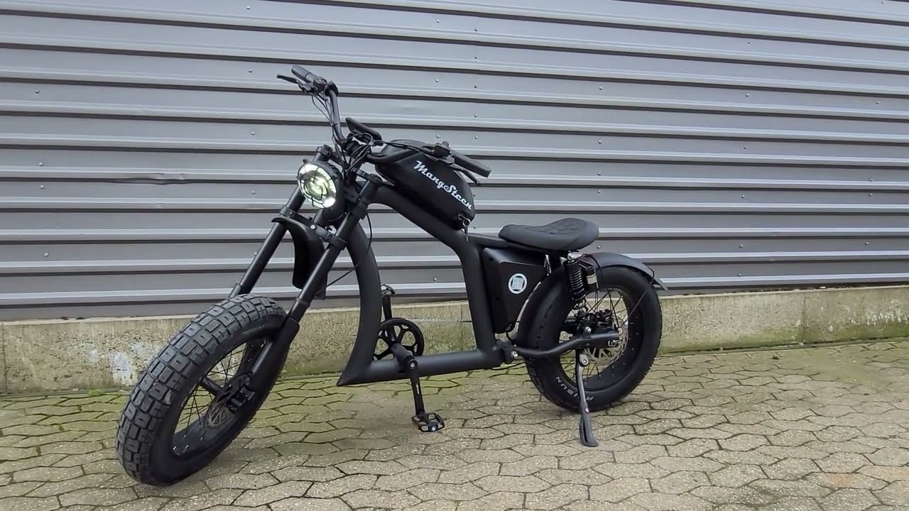 Weltneuheit E-Chopper Bike X1P 750 Watt Bafang Motor, 25/42 km/h Chopper von E-ROCK 48V/20Ah 1999