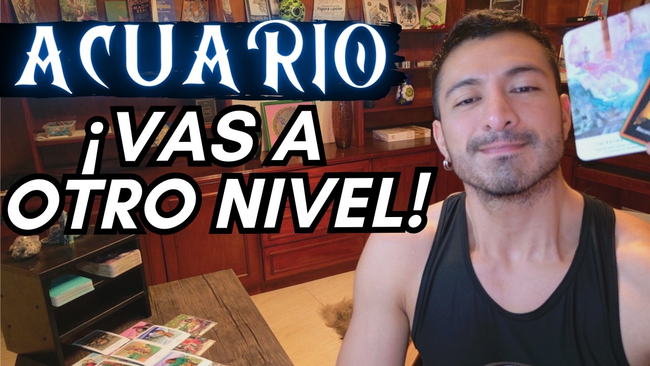 ACUARIO! DIOS! TREMENDA ENERGÍA Y TENTACIÓN! ELIGE CON CALMA! NO PIERDAS EL ORDEN DE TU ENERGÍA!