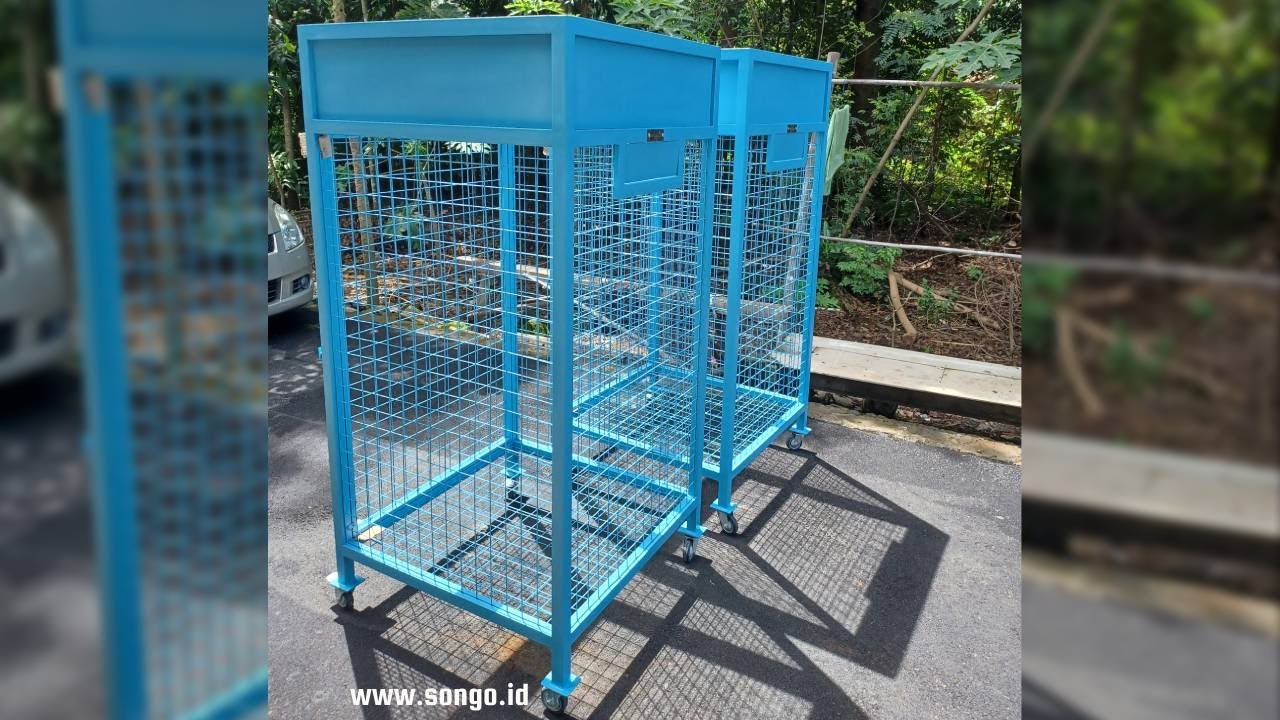 Lihat Nih Keranjang Sampah Botol Plastik Buatanku! Anti Karat dan Tahan Lama