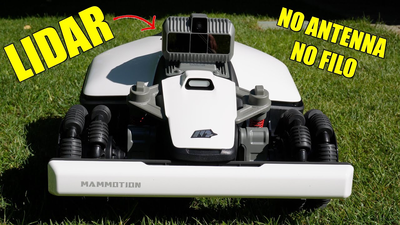 LUBA MINI AWD LIDAR Robot da giardino senza antenna e filo perimetrale !!!