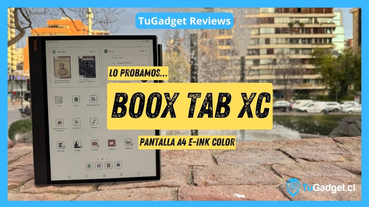 BOOX Tab Xc /  eReader A4 E-ink color que cambia la lectura -Review Completa TuGadget
