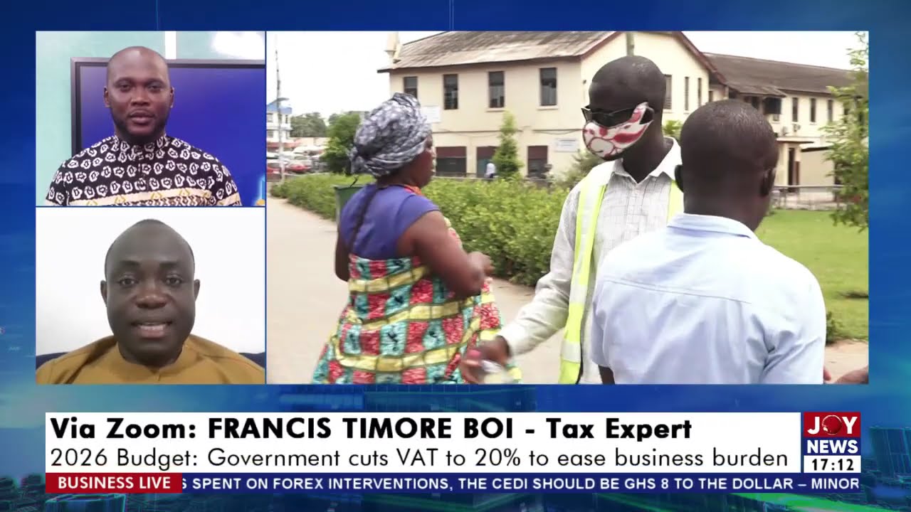 2026 Budget - Government cuts VAT to 20% to ease business burden | Business Live (14-11-25)