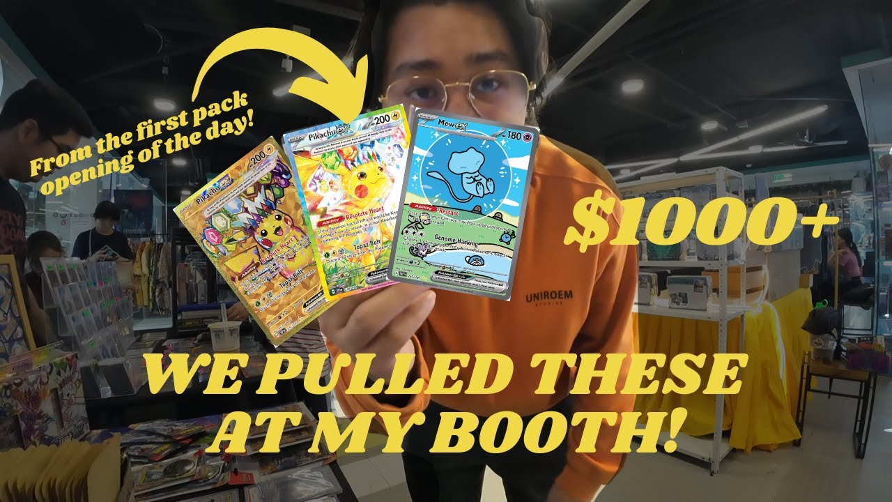 WE PULLED $1000 WORTH OF HITS (FIRST PACK TOP CHASE HIT!) | VENDOR POV
