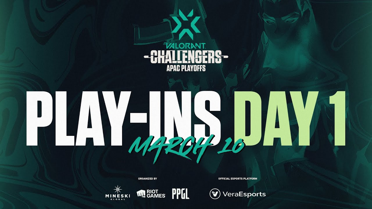 (EN) VCT Stage 1 - Challengers APAC - Play-ins - Day 1