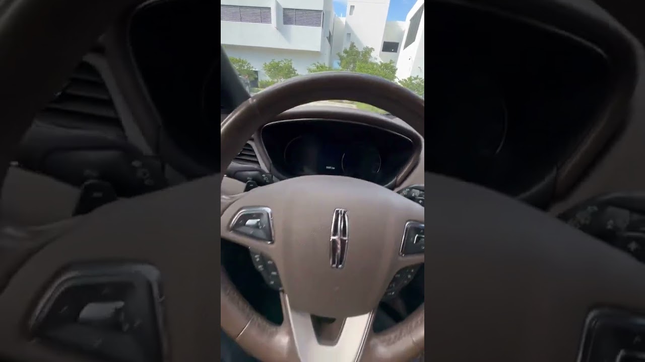 How to engage brake pads service mode on a Lincoln.