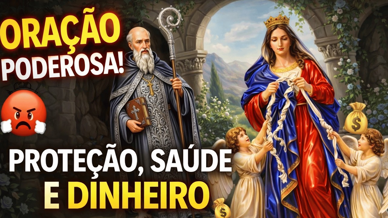NOSSA SENHORA E SÃO BENTO, ORAÇÃO DE PROTEÇÃO, SAÚDE, LIBERTAÇÃO E PROSPERIDADE FINANCEIRA