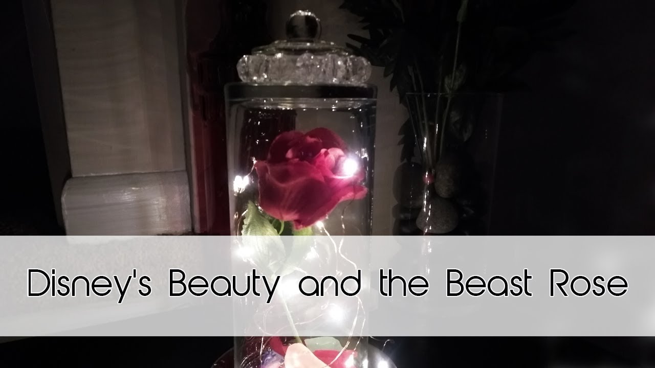 Dollar Tree Beauty and the Beast Rose DIY
