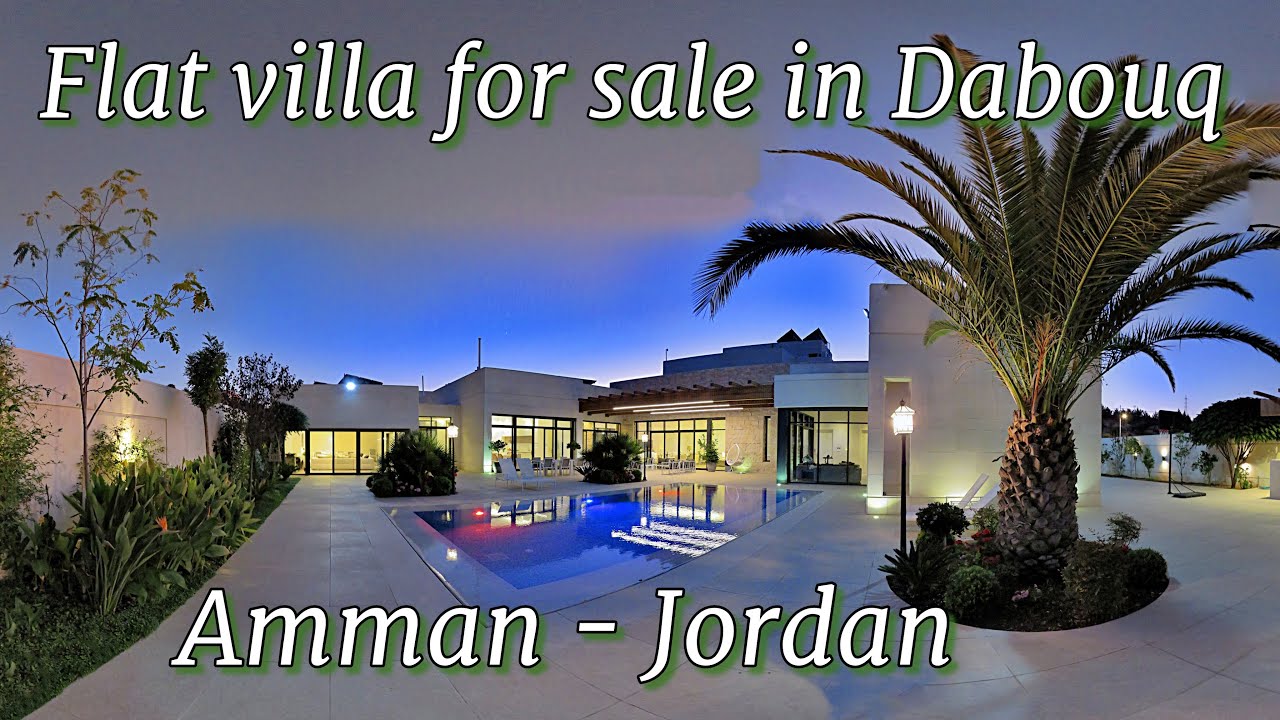 فيلا فلات للبيع في دابوق عمان الاردن  / Villa for sale in Dabouq, Amman, Jordan