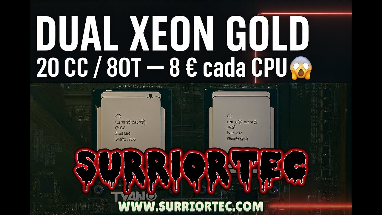 40-N 80 HILOS por menos de 150 € 😱 | El DUAL XEON GOLD 6138 más bestia de AliExpress 💀