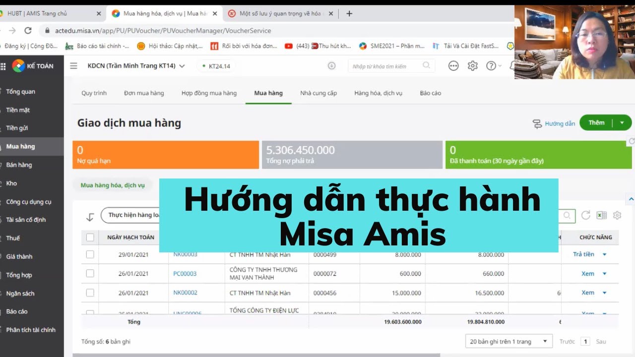 #5 Phân hệ tscđ, phân hệ CCDC và tiền lương | Tự Học Kế Toán Misa Amis