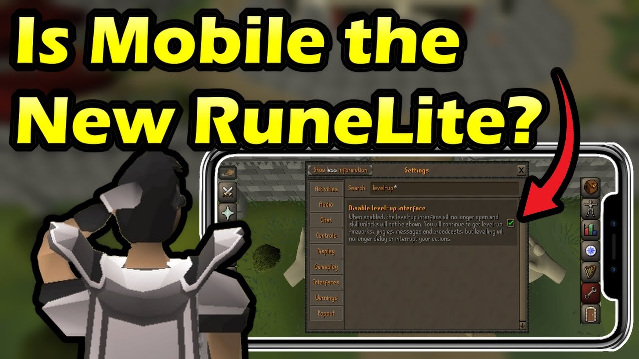 [OSRS] Mobile settings you NEED to know in 2025