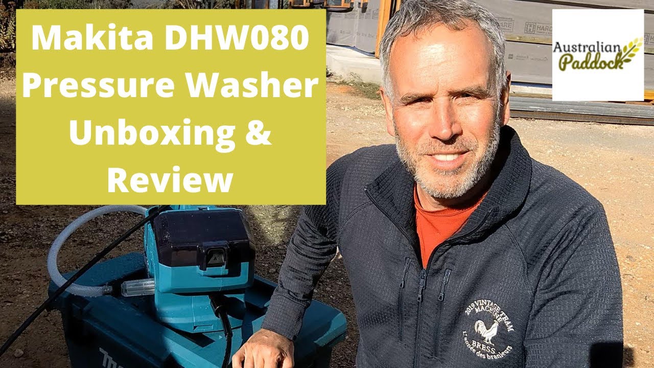 Makita DHW080 Battery Pressure Washer Unboxing & Review