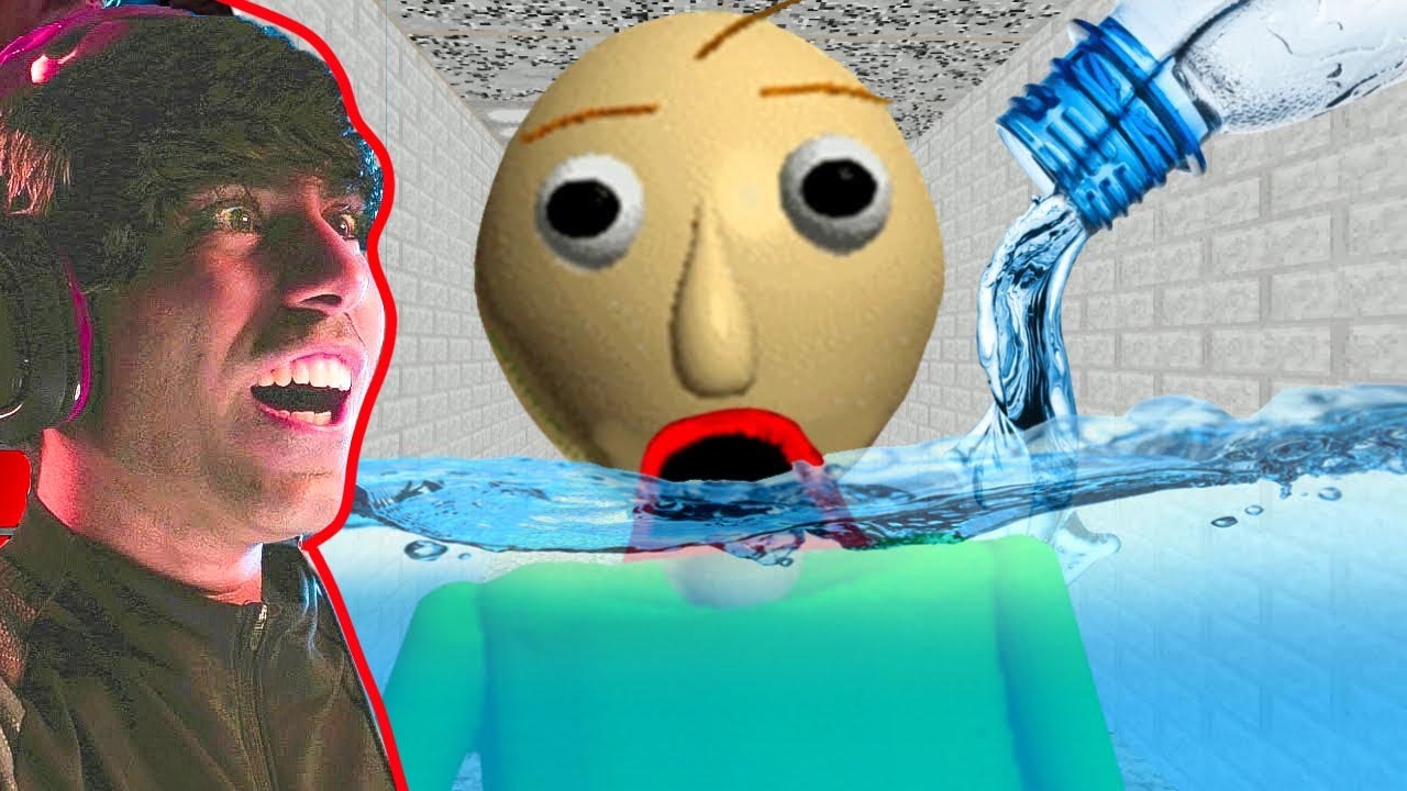Baldi's 😱 أنا مليت المدرسة ماء مع المدرس الشرير