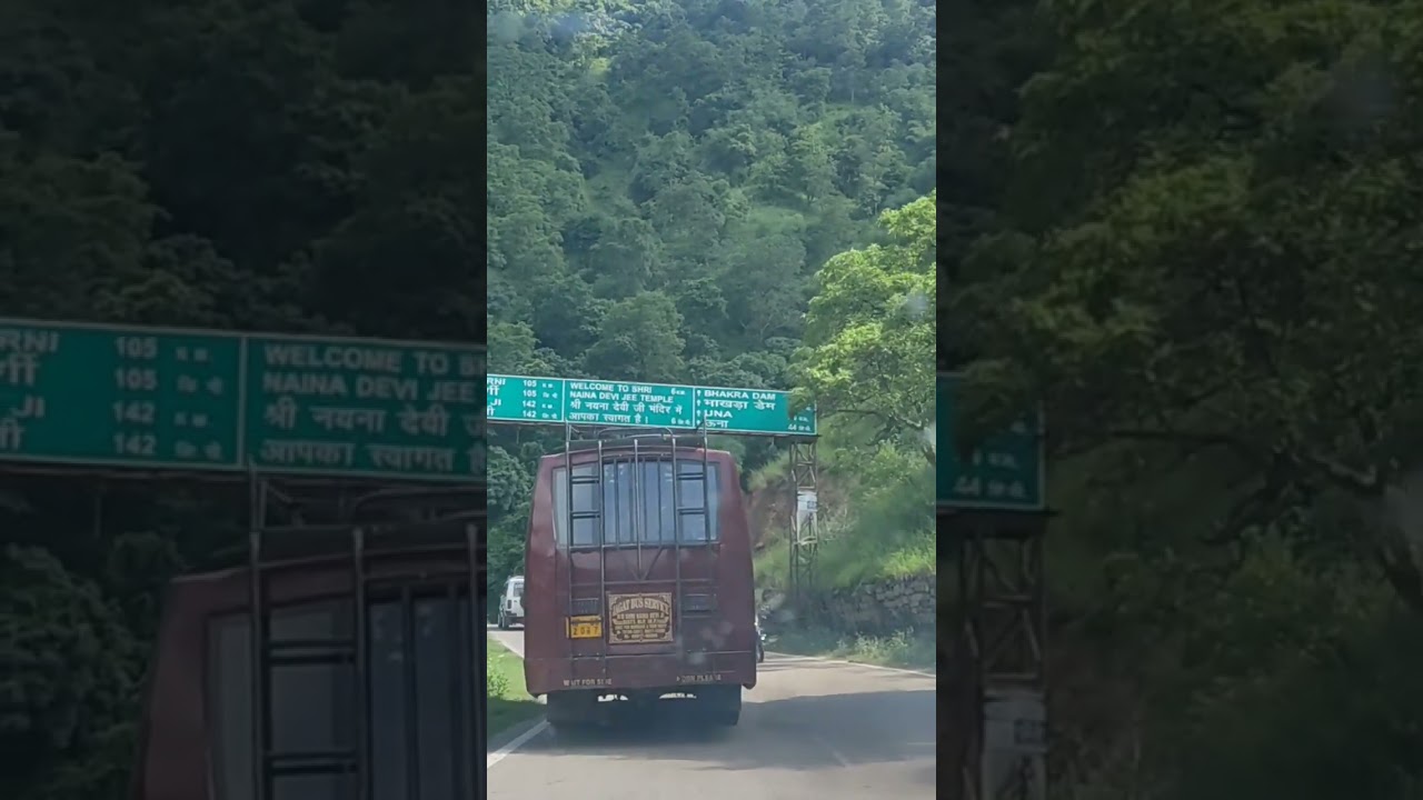 Road Trip with new car Naina Devi mata #travel #shortvideo #bollyrwoodsongs #travel