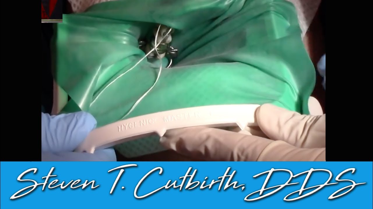 Quick and Easy Rubber Dam Placement - Dental Minute with Steven T. Cutbirth, DDS