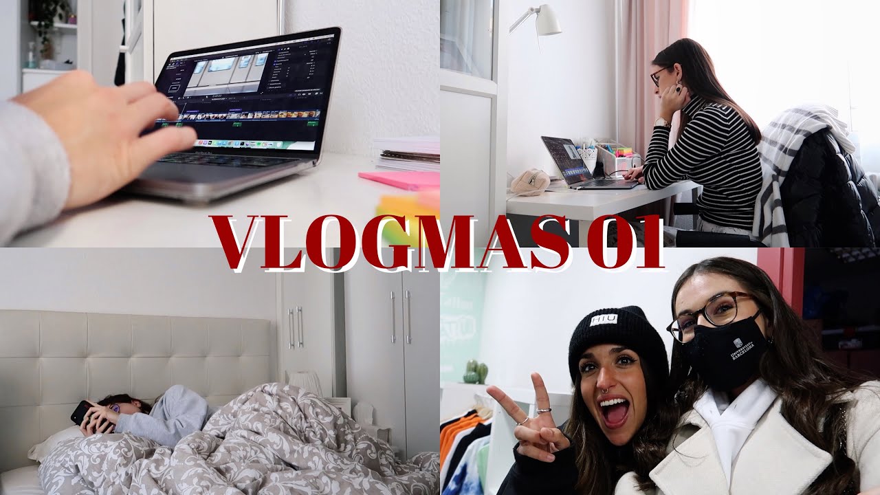 VLOGMAS 01: uni, cine, closet tour, apuntes, decoración de navidad… {una semana conmigo} 