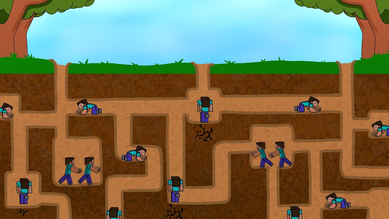 Prendi 100 Jogares em UM FORMIGUEIRO Minecraft