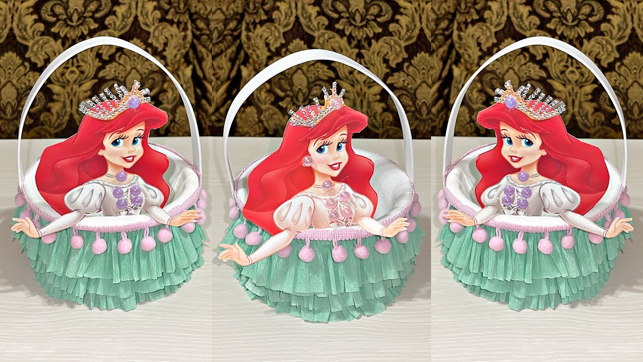 Dulcero con reciclaje de la princesa Ariel 🐠🧜🏻‍♀️🪸