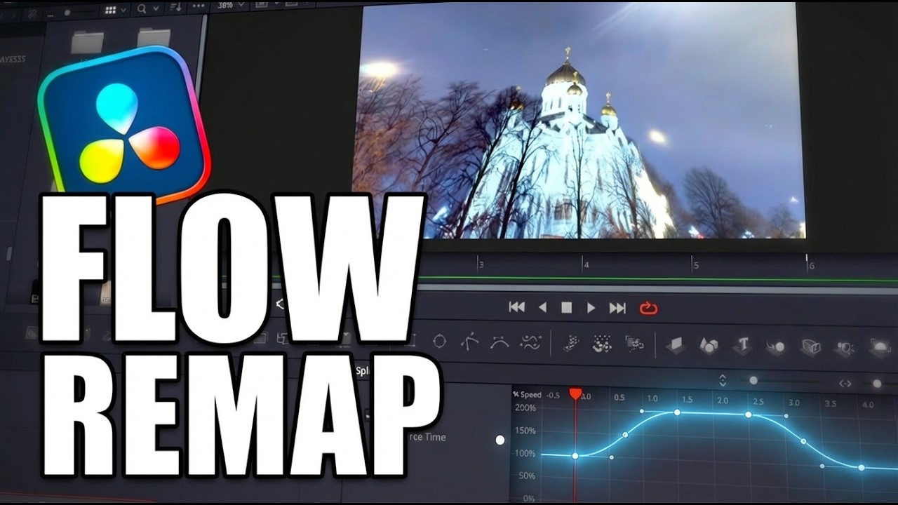 DaVinci Resolve | FLOW Time Remapping For beginners