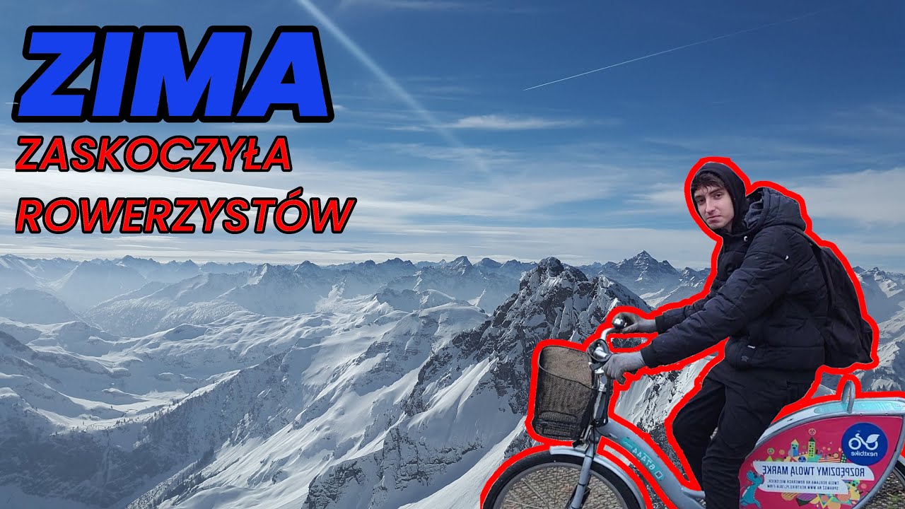ZIMA ZASKOCZYŁA ROWERZYST&Oacute;W