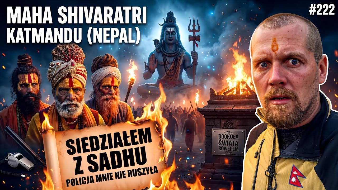 KATMANDU: SHIVARATRI + SADHU WYBRALI MNIE (POLICJA NIE MIAŁA GŁOSU)