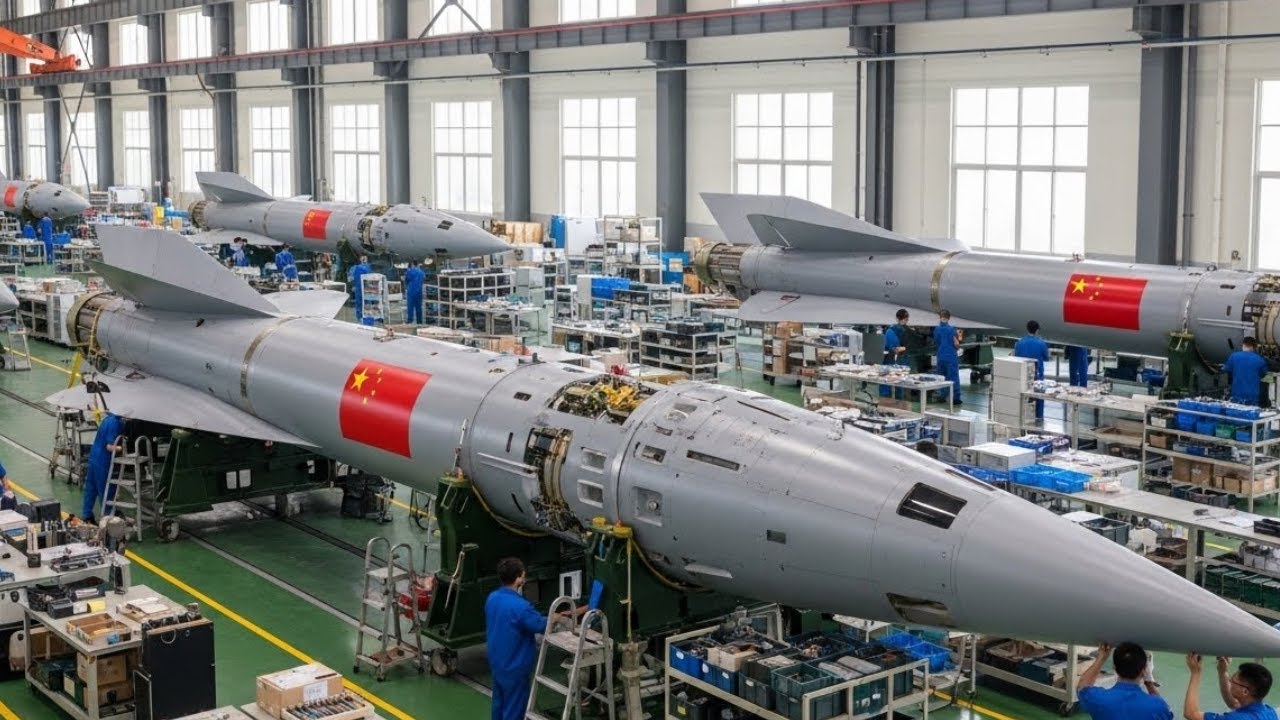 Inside the YJ-21 Hypersonic Anti-Ship Missile Facility: China&rsquo;s Next-Gen Strike Weapon Production