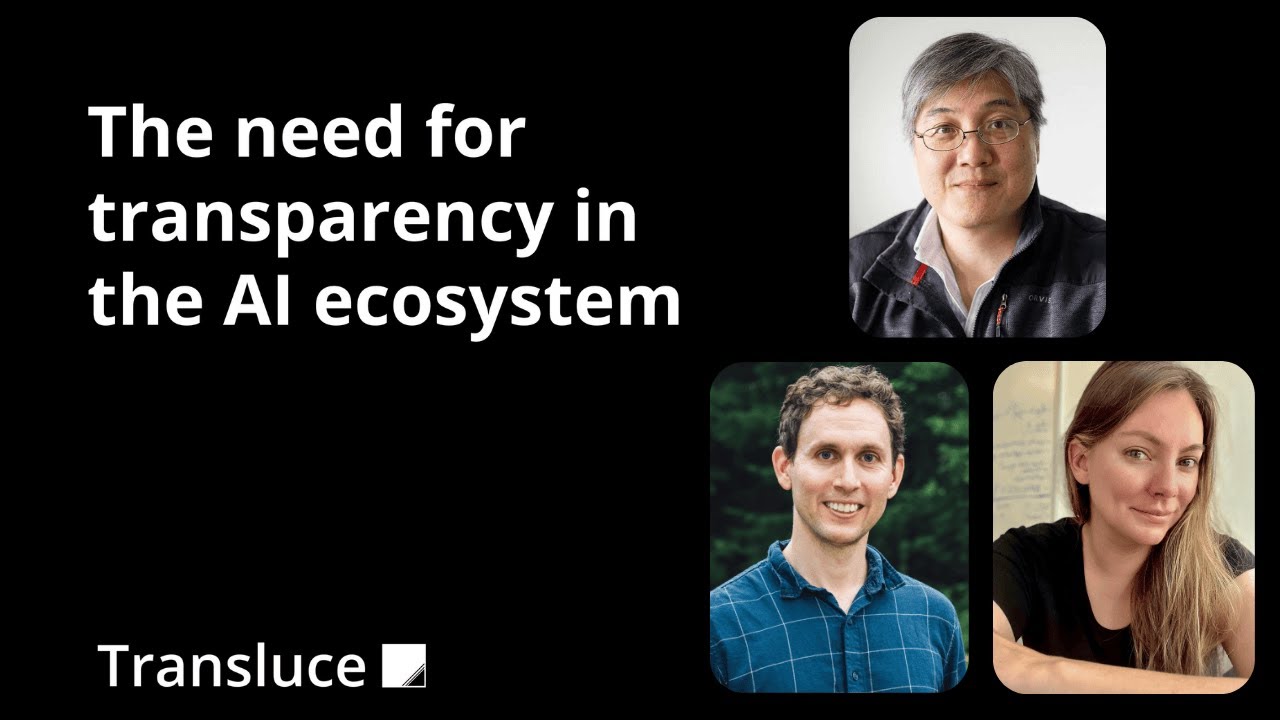 The Need for Transparency in the AI Ecosystem | Jacob Steinhardt, Sarah Schwettmann, David Bau
