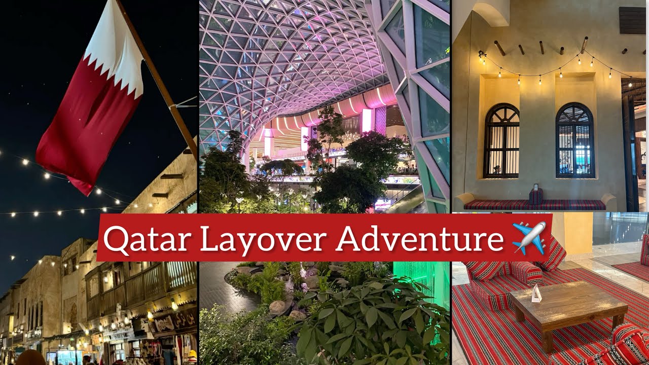 Qatar Travel Vlog: How to Spend a Short Layover in  Qatar Doha Airport❤️