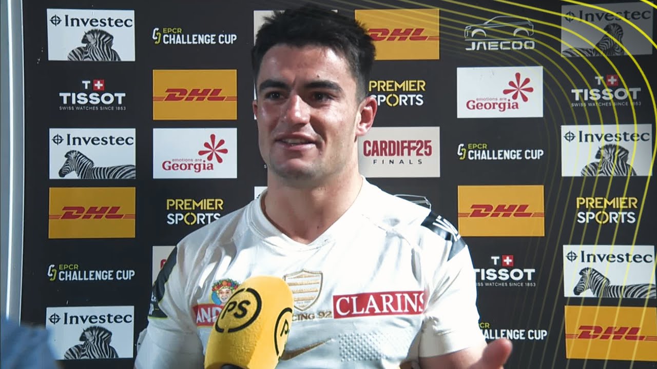 Nolann Le Garrec speaks after starring for Racing 92 in away victory against Connacht