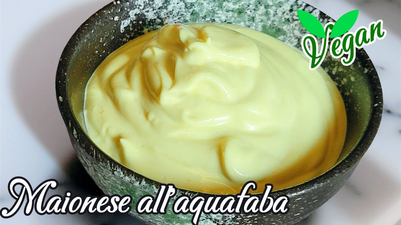 La maionese all’aquafaba : la versione senza soia