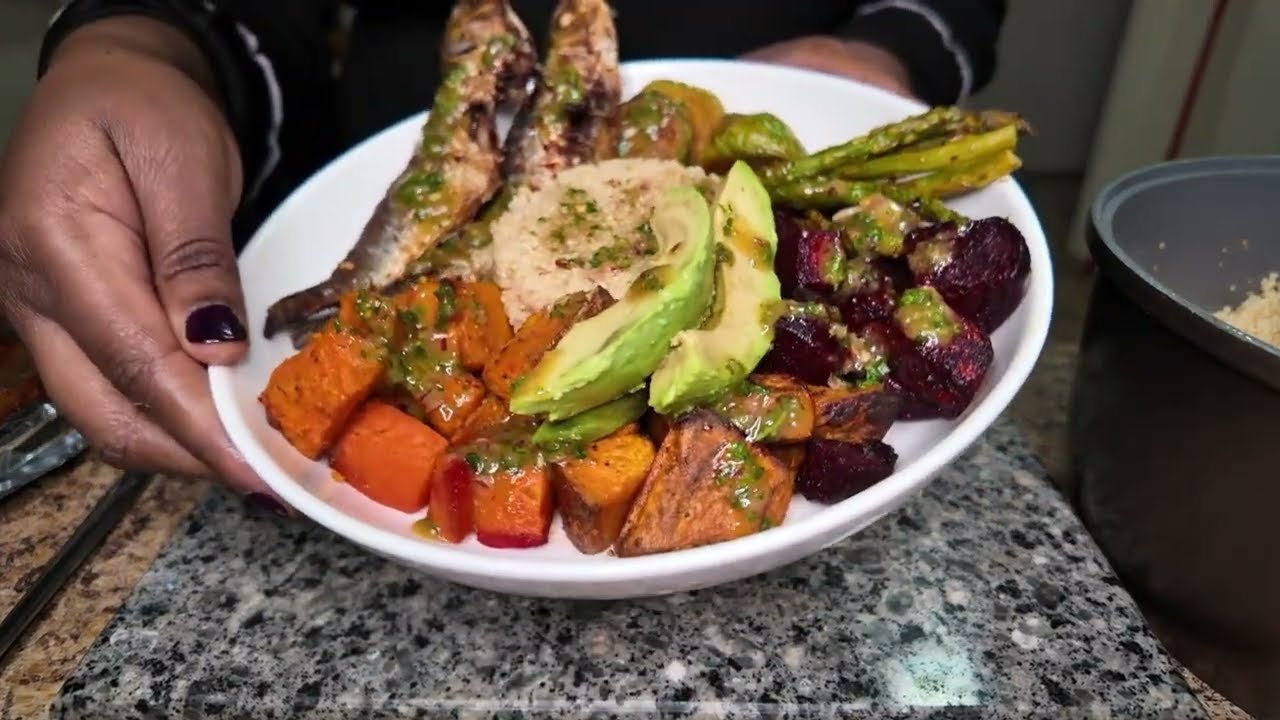 A Day In The Life: Living Authentically slowly | Healthy Dinner Food | Cooking Roasted Food 