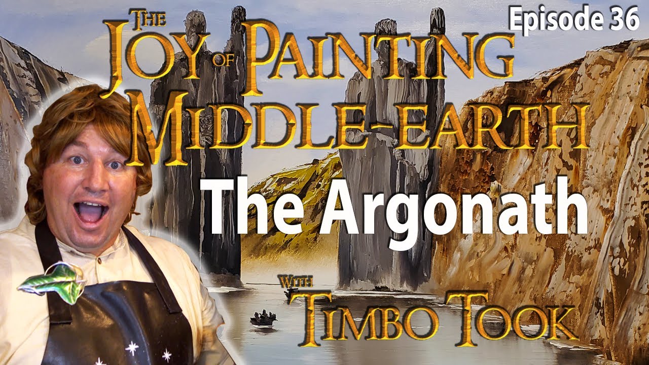 The Argonath | The Joy of Painting Middle Earth | Artwork Tutorial | Oil Painting of LotR Statues