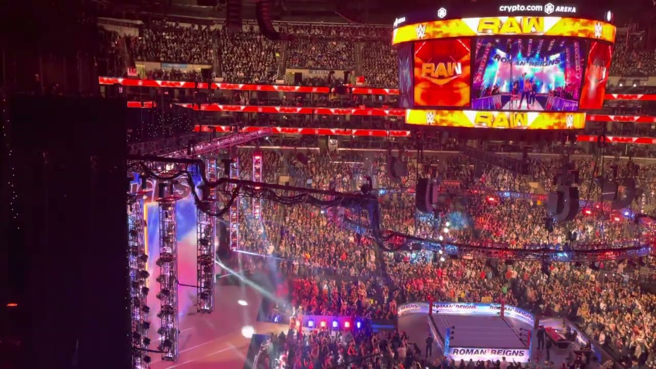 Roman Reigns Entrance WWE RAW 4/3/2023