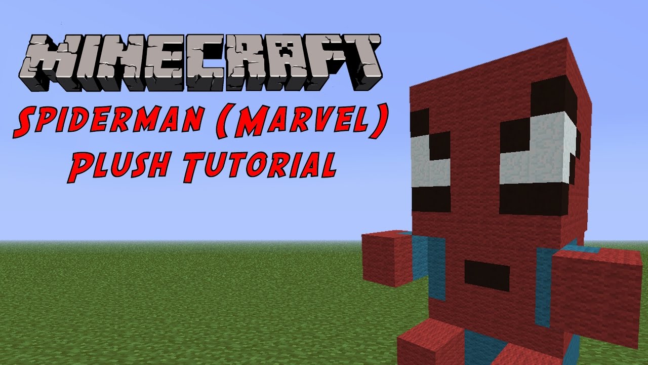 Minecraft Tutorial: Spiderman (Marvel) Plush