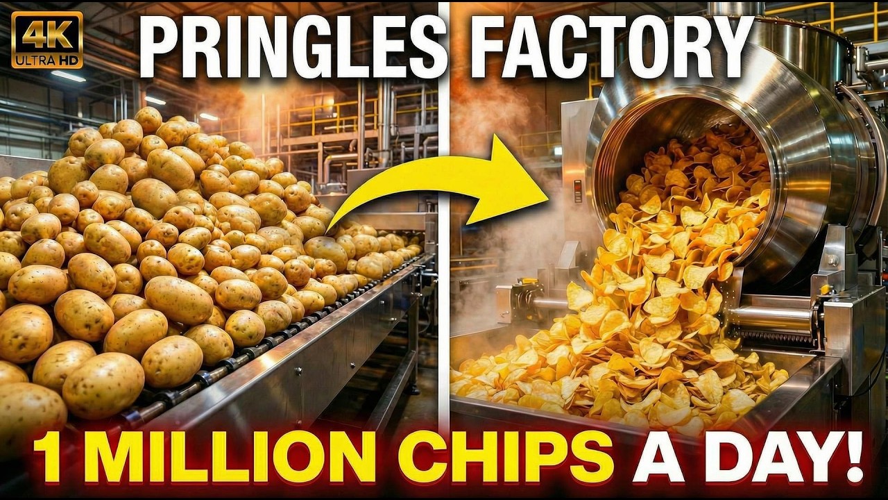 Inside Pringles Factory: You Won't Believe How They Make Perfect Chips!