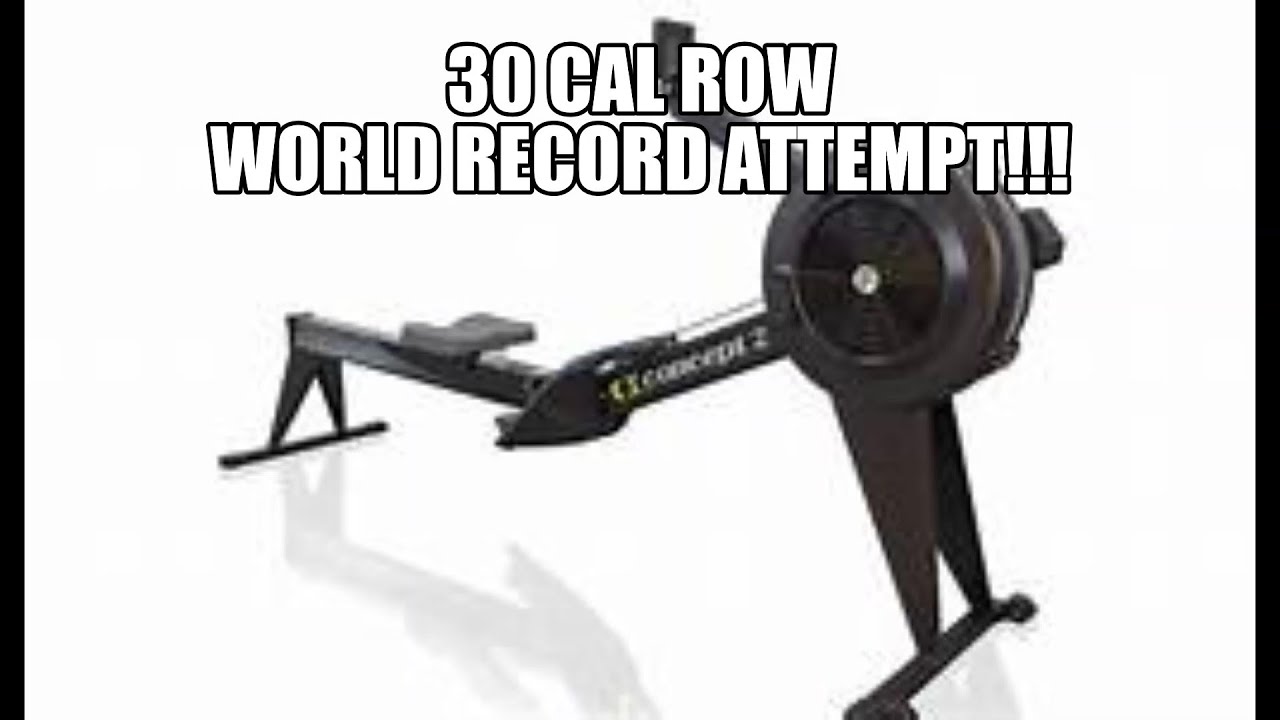 Concept 2 Rower 30 Cal Row For Time | NEW WORLD RECORD!?!?!?