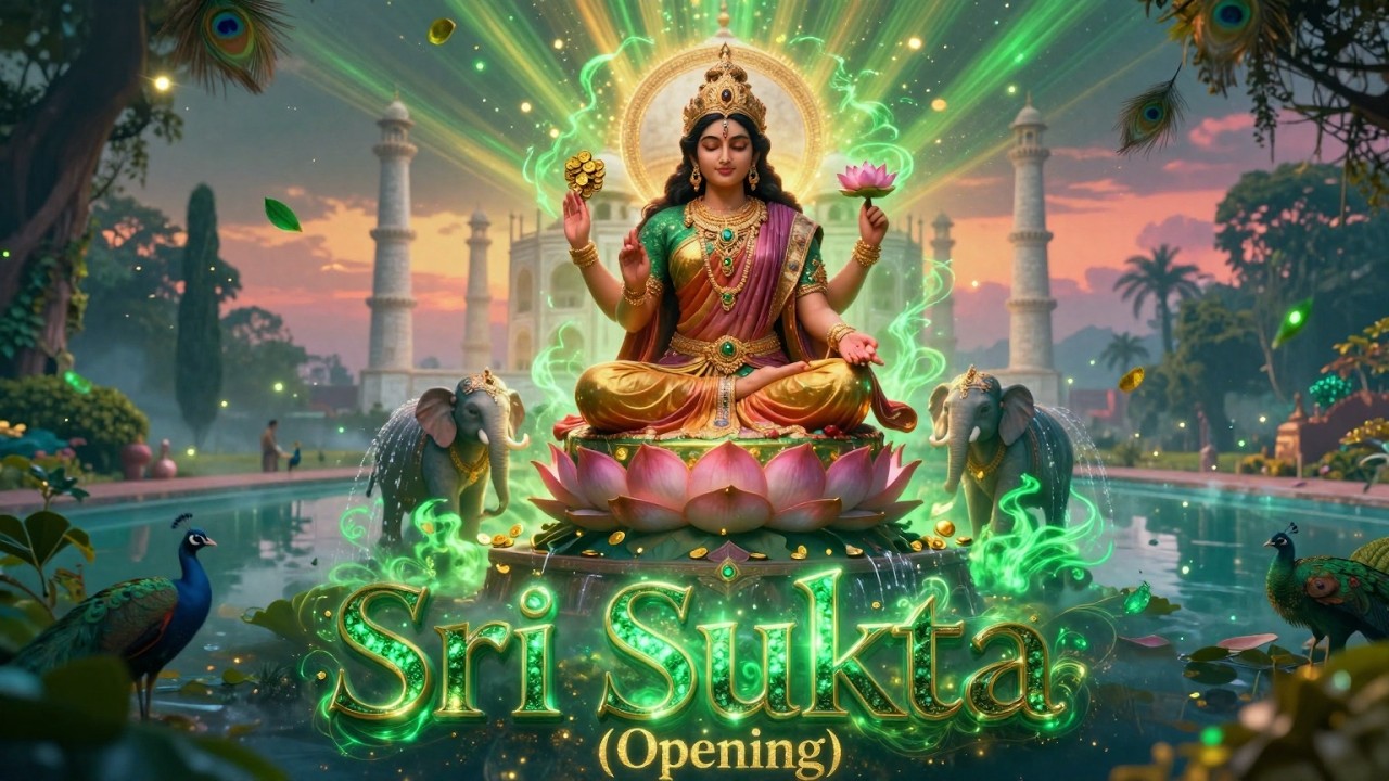 Divine Healing: Sri Sukta for Lakshmi at Taj Mahal ✨