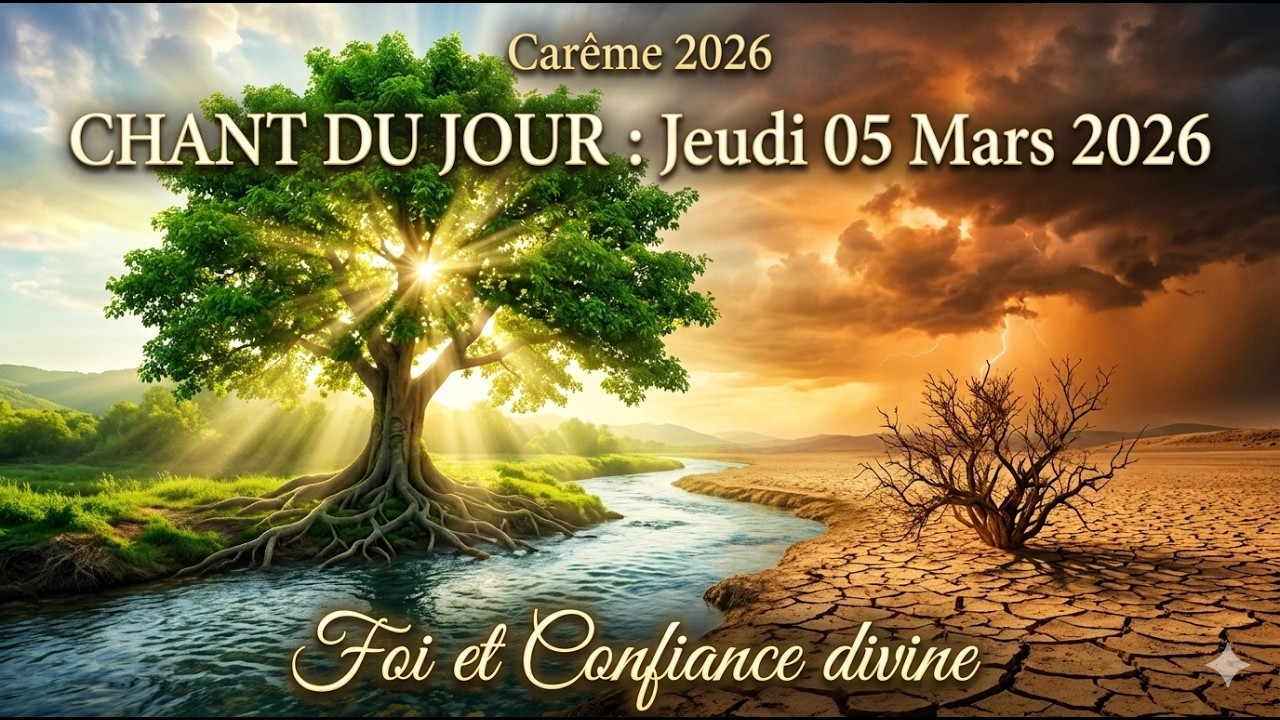 CHANT DU JOUR : Jeudi 05 Mars 2026 | 2ème Semaine de Carême – Foi et Confiance Divine