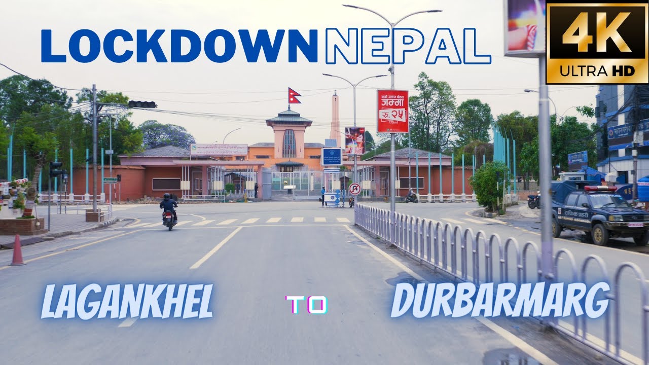 Beauty of Kathmandu Roads in Lockdown in Nepal 2021.