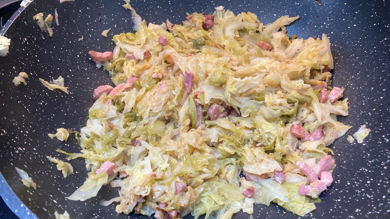 Recette gourmande de saison : le chou vert aux lardons !