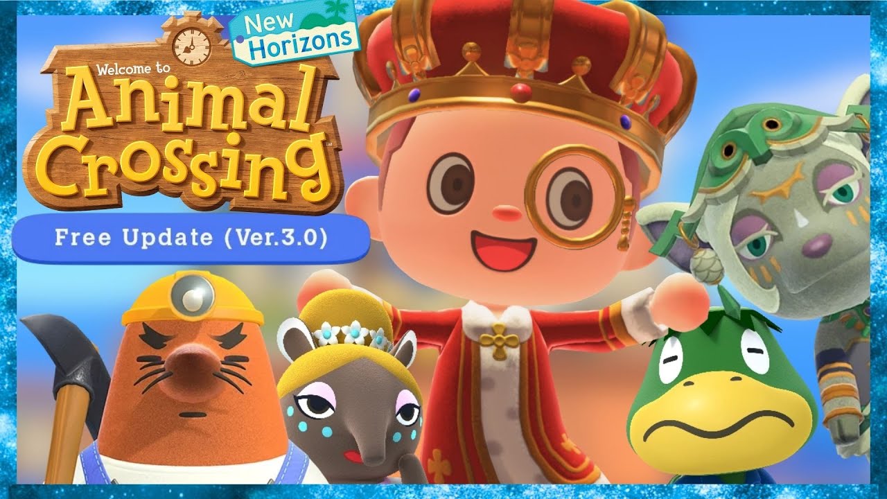 JE DÉCOUVRE LA MISE A JOUR 3 0 0 SUR ANIMAL CROSSING NEW HORIZONS !