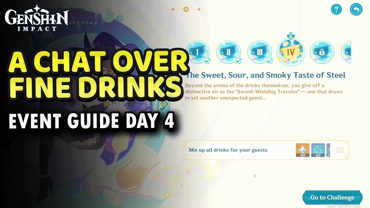 A Chat Over Fine Drinks – Day 4 Full Guide | Clorinde Secret Recipe